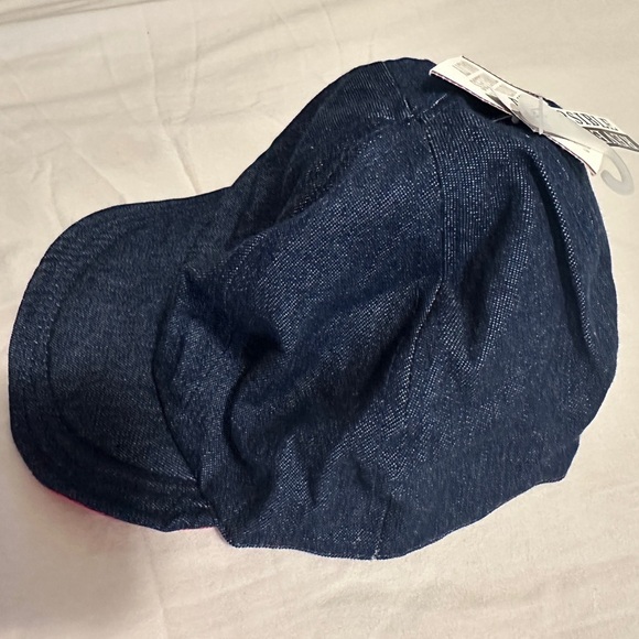 Roots Toddler Reversible Denim Red Baseball Cap Hat Size L/XL - Picture 4 of 8